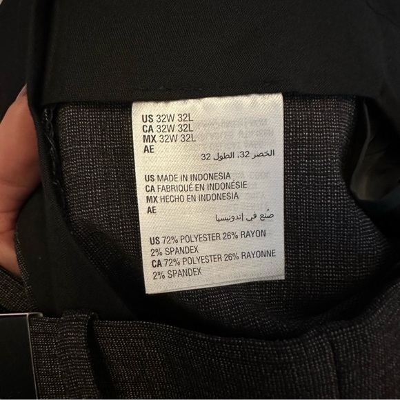 INC International Concepts Slim Fit Straight Leg Dress Pants - Picture 6 of 6